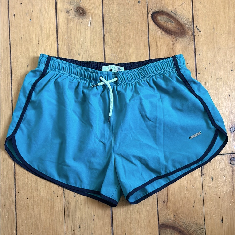 Parke & Ronen Teal Barcelona EUC Swim Short or Trunk with liner